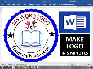 how to create a logo in Microsoft word 2019 | 2016 | 2013 in All Version