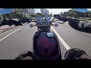 2007 YAMAHA SR400 RH01J test ride 試走動画