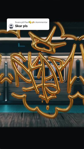 Svarar @Paul🍋🍻 Who’s next? #targetaudience #3d #handstyle #graffiti #satisfyingvideos