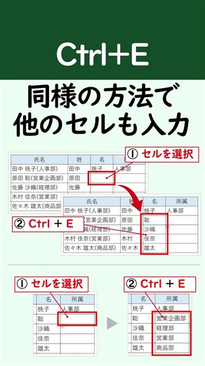 📌 Enter data super fast with Ctrl+E! When a name and affiliation are in the same cell, do you hav...