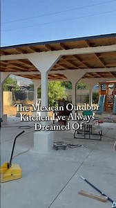 Our longest DIY project but it came out beautiful #kitchen #diy #mexican #renovation #outdoors