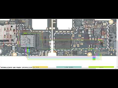 MotoRola Moto G06 POWER XT2535 LCD Display Light & Graphics Ways No Graphics Black Screen Connector