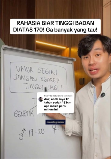 Tips Meningkatkan Tinggi Badan di Usia 17-20