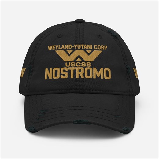 Nostromo - Premium ** Distressed ** Dad Hat  - Weyland-Yutani Crew Uniform WY Logo
