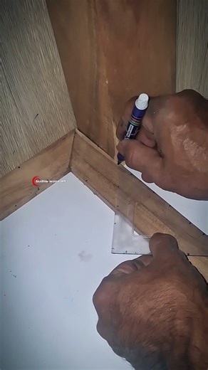 How to Scribe Baseboards Around a Corner Like a Pro #shorts