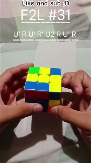 F2L 31 Case Tutorial #rubikscube #fypシ #cubing #tutorial #moyu