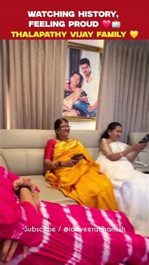 Thalapathy Vijay 😍👆 Proud family Moment ❤️ #tnelection2026 #vote #chennai #trending #shorts