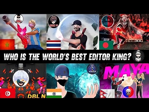 Top 10 Beast Montage Editor Gamers In Free Fire | Rouk FF | DBl N | Colonel | Flame R | Rup Gaming