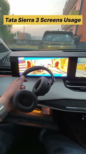 Tata Sierra Triple Screen Experience – Next Level Features! || 3 Screens Working Explained 🎛️ ||