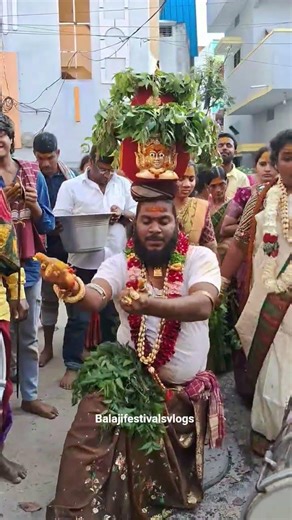 Old city Navven bonam sigam at Uppuguda yellammathalli kalayanam 2026 Surya bonam #trendingshorts