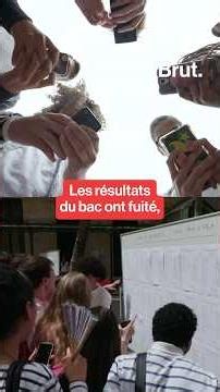 Baccalaureate results leaked on July 6.