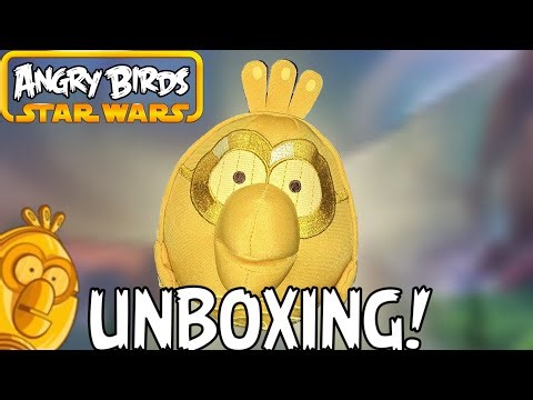 Angry Birds Star Wars C-3PYOLK 5in Plush UNBOXING!