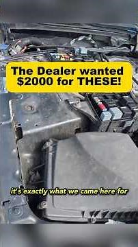 Dealership wants $2K for THESE?