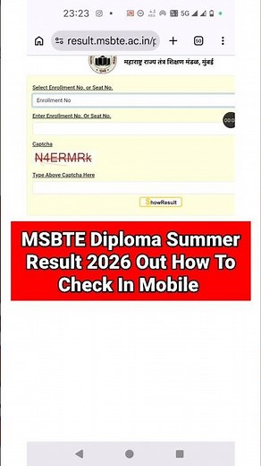 MSBTE Result Summer 2026 Out 🔴 MSBTE Diploma Result 2026 Kaise Dekhe ?How To Check MSBTE Result 2026