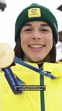 Jakara Anthony's historic Winter Olympics gold medal win | ABC NEWS