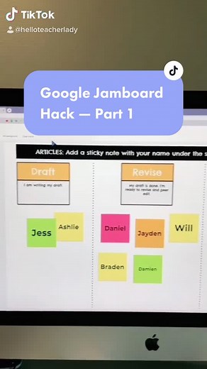 Here’s how I make my Jamboard templates — Part 1! #LearnOnTikTok #TikTokPartner #teachersoftiktok