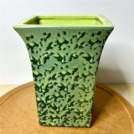 Vintage Mccoy Pottery Green Spatter Planter Vase, 1950s Mccoy USA Ceramic, Mid Century Modern Farmhouse Decor, Cottagecore Plant Pot - Etsy