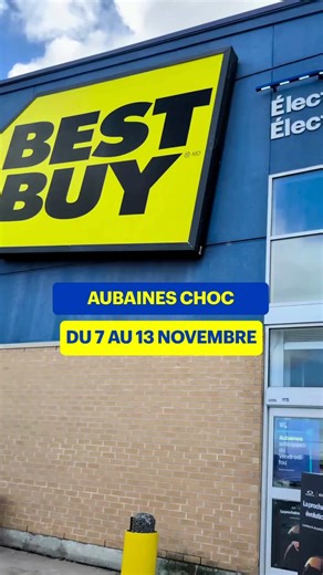 Voici les aubaines choc de la semaine chez Best Buy. Profitez-en en magasin et en ligne sur bestbuy.ca Les offres sont en vigueur du 7 au 13 novembre. #bestbuyquebec #topdelatechno #bestbuycanada #rabais | Best Buy Québec