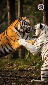 Tiger vs White Tiger | Epic Wild Clash | Real Jungle Fight | Who Is Stronger?