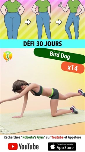 #pertedepoids Défi 30 jours #exercices à la maison