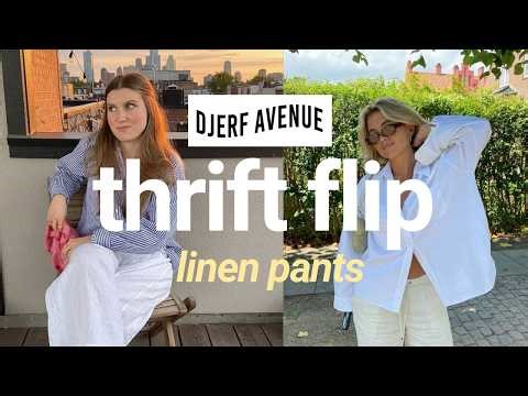 I Made Thrifted $6 Linen Pants Look Like Djerf Avenue
