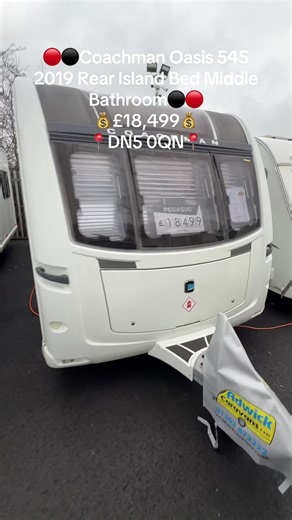 ♦️ Coachman Oasis 545 🛌 4 Berth 🛏️ Rear Fixed Island Bed 🚿 Full Middle Bathroom With Separate Shower 💷 £18,499 ⸻ ✨ Key Features: 👤 1 Owner From New 🛋️ Spacious, Bright Lounge 🍽️ Kitchen With Fitted Microwave 🛏️ Rear Island Bed 🚪 Jack & Jill Bedroom Layout 🚿 Full Middle Bathroom 🚿 Spacious Separate Shower Cubicle 🔥 Truma Heating System With iNet ⚙️ Motormover (not covered under warranty) ⸻ 📋 Specification: 🛌 4 Berth 🛋️ Front Seating Converts To Double Bed 🗄️ Central Storage Drawer