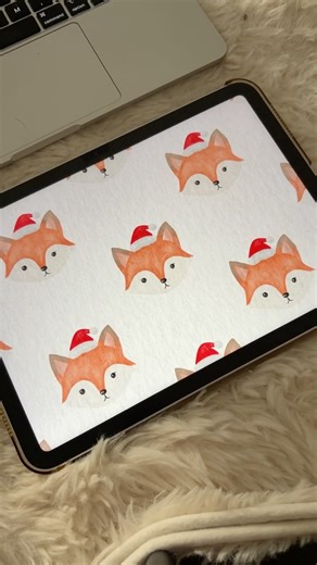 Saskia | Procreate Brushes & Digital Art on Instagram: "Comment "Template" & you'll receive the free sketch template 🦊🦊🦊 TOOLS USED: - iPad 2022 Model 10,9" - Apple Pencil 1st Gen - App: Procreate - Brushes: Watercolor Brush Set from my Shop - Sketch Template from my Shop (Freebie) #procreate #procreatedesign #digitalwatercolor #watercolorart"