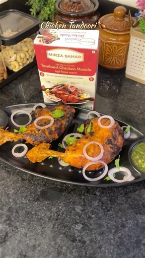 Restaurant Style Tandoori Chicken At Home #viral #youtubeshorts #tandoorichicken #recipe