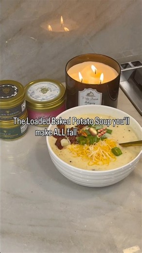 Loaded baked potato soup 🍲