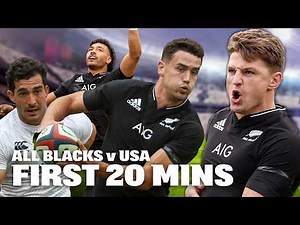 5 Tries in 20 Minutes! All Blacks vs USA Eagles | 1874 Cup Washington DC 2021