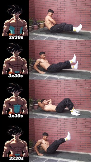 3x30s Core Blast: Saiyan Abs Workout for Strength
