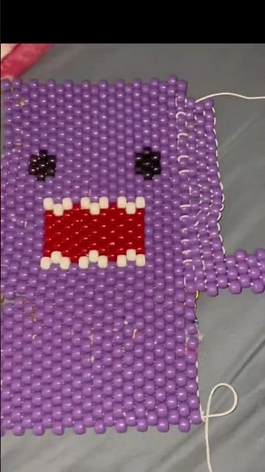 *attempting* to make one of these kandi domo bags (part 1) #kandi #kandikid #domo #domokun #bag