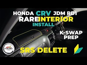 rd1 96 jdm spec honda crv rare interior upgrades k24 time