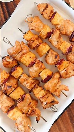The grill must go on: Puten-Ananas-Spieße 🍍😍