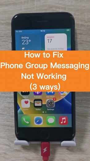 How to Fix iPhone Group Messaging Not Working (3 Ways) #iphone #iOS | iPhone