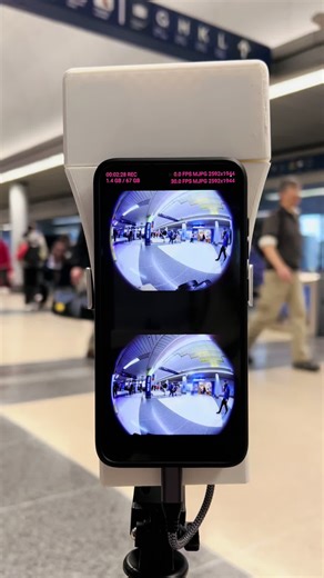 Putting the Virtara GLPMRK1 to the test at O’Hare. ✈️ The dynamic range through this window is insane. Next stop: Las Vegas for #CES2026! #Virtara #Tech #travel