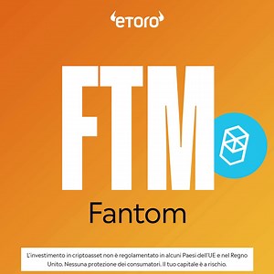 🔥Nuove cripto disponibili su eToro🔥 Diamo il benvenuto a Theta e Fantom! Scopritele qui ➡️ https://etoro.tw/3q2VmnR | eToro