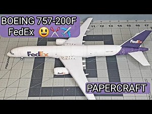 Boeing 757-200F FedEx ✂️✈😀