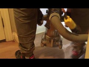 How to work with floor edger. Best technique!