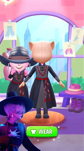 Mystery Saja Another Different Inspired Outfit Looks | Creative Dress-Up Fun in My Talking Angela 2
