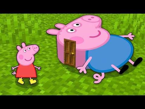 Peppa Pig Went INSIDE George’s HEAD to Find His SECRETS in Minecraft