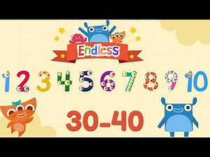 Endless Numbers: Learn to Count 30-40 | Best Math Apps for Kids