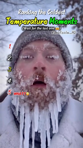 Ranking the COLDEST Temperature Moments EVER Captured! #viral #shorts #blowup