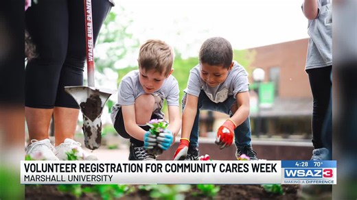 Volunteer registration for Community Cares Week | Marshall University