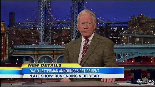 David Letterman Shocks with Retirement Announcement
