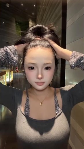 Smooth Hair Wig Try-on | Real orFack #shorts #wig #hairstyle #hair#wigs#hairwig