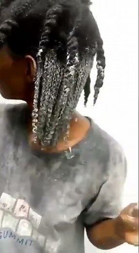 😱 Maximum hydration method on 4c hair/bentonite clay mask #naturalhair #shorts #viral