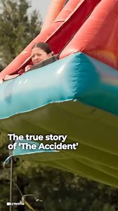 'Accident' is based on a true story: an inflatable game is lifted by the air! 🤯😱 #Accidente #Netflix #netflixseries #viral #Icons #reels #Shorts | Icons