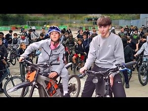 Insane 50mph Surron Rideout!