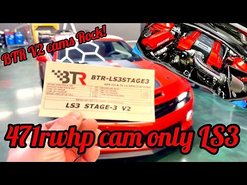 Are Brian Tooley Racing V2 Shelf cams the best? I think so!!! Ls3 stage 3 V2 cam 5th gen camaro ss